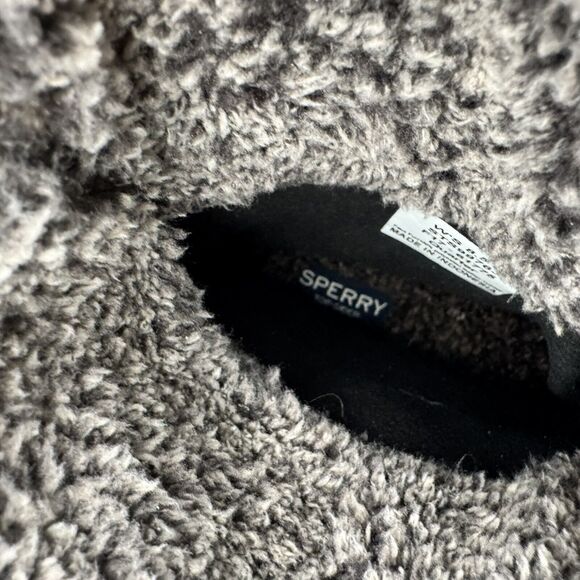 Sperry Black Syren Strait Quarter‎ Faux Fur Rubber Winter Boots Women’s 8.5 - Picture 6 of 7